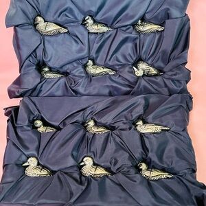 Vintage Silver-Plated Duck Place Card Holders